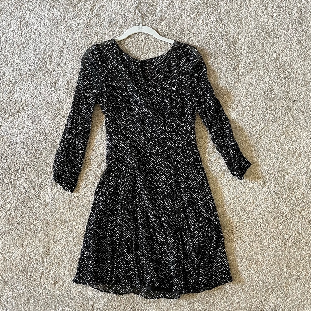 JCrew Black long sleeve dress